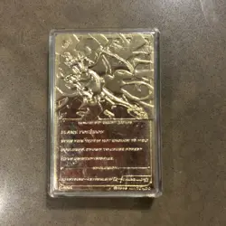 1999 Burger King Pokemon Charizard Nintendo 23K Gold Plated Trading Card - Image 2