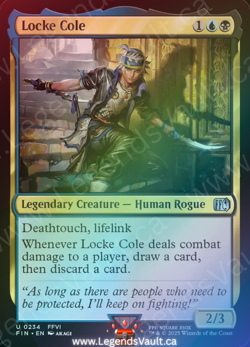 MTG Final Fantasy - Locke Cole - (0234) Unommon (Foi) - Image 1
