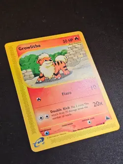 Pokemon TCG Growlithe 62 Skyridge Mint Near Mint (non-holo) - Image 2