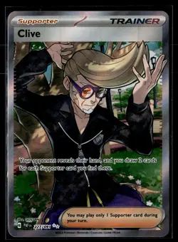 Clive 227/091 Paldean Fates Ultra Rare Pokemon - Image 1