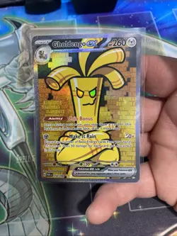 Pokemon Paradox Rift Gholdengo ex 252/182 Special Illustration Rare SIR NM - Image 1