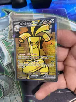 Pokemon Paradox Rift Gholdengo ex 252/182 Special Illustration Rare SIR NM - Image 2