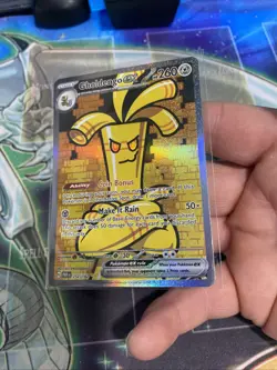 Pokemon Paradox Rift Gholdengo ex 252/182 Special Illustration Rare SIR NM - Image 3