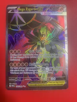 Pokemon TCG Mega Zygarde ex 104/088 Full Art Perfect Order - Not Centred - Image 1