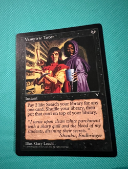 Vampiric Tutor - Visions - MTG - Magic the Gathering - Image 1