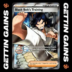 Black Belt's Training - 255/217 - Ultra Rare - Ascended Heroes - Pokemon - NM/M - Image 1
