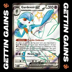 Gardevoir ex - 217/091 - Ultra Rare - Paldean Fates - Pokemon Card - NM/M - Image 1