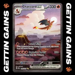 Charizard ex - 199/165 - SIR - 151 - Pokemon Card - VLP - Image 1