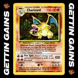 Charizard - 4/102 - Holo Rare - Base Set Unlimited - Pokemon Card - HP - Image 1