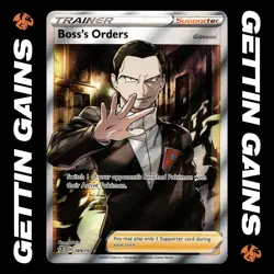 Boss's Orders - 189/192 - Ultra Rare - Rebel Clash - Pokemon Card - NM/M - Image 1