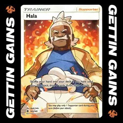 Hala - 143/145 - Ultra Rare - Guardians Rising - Pokemon Card - LP - Image 1