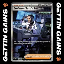 Professor Turo's Scenario - 257/182 - Ultra Rare - Paradox Rift - Pokemon - NM/M - Image 1