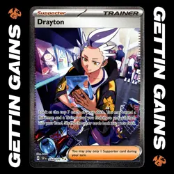 Drayton - 244/191 - SIR - Surging Sparks - Pokemon Card - NM/M - Image 1