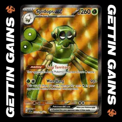 Spidops ex - 223/198 - Ultra Rare - Scarlet & Violet Base - Pokemon Card - NM/M - Image 1