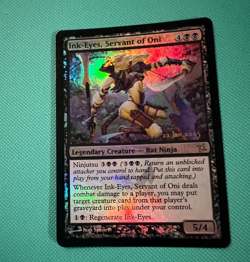 Ink-Eyes, Servant of Oni - Betrayers of Kamigawa - Prerelease - MTG - Foil - Image 1