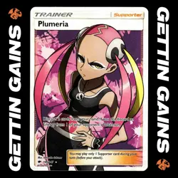 Plumeria - 145/147 - Ultra Rare - Burning Shadows - Pokemon Card - LP - Image 1