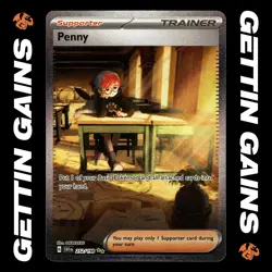 Penny - 252/198 - SIR - Scarlet & Violet Base - Pokemon Card - NM/M - Image 1
