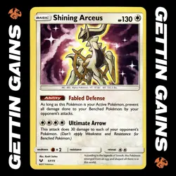 Shining Arceus - 57/73 - Ultra Rare - Shining Legends - Pokemon Card - (OC) - Image 1