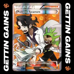 Professor Sycamore - 114/114 - Ultra Rare - Steam Siege - Pokemon Card - LP - Image 1