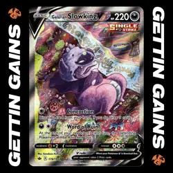 Galarian Slowking V - 179/198 - Alternate Art - Chilling Reign - Pokemon - (OC) - Image 1