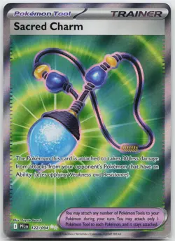 Sacred Charm Ultra Rare ME02: Phantasmal Flames 122/094 Pokemon TCG - Image 1