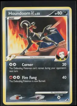 Houndoom E4 65/111 Common Rising Rivals Pokemon Lightly Played - Image 1