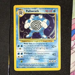 Wizards of the Coast Poliwrath Base Set 13/102 Holo Rare Stage 2 90HP EN 1999 - Image 1