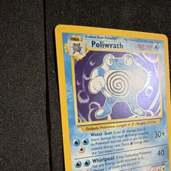 Wizards of the Coast Poliwrath Base Set 13/102 Holo Rare Stage 2 90HP EN 1999 - Image 2