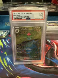 Pokemon TCG SV 151 Ivysaur 167/165 Illustration Rare Holo PSA 9 - Image 1