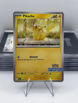 Pikachu (Illustration Contest 2024) 214 Scarlet & Violet Promo Pokemon - Image 1