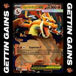 Mega Charizard Y ex - 022/217 - Double Rare - Ascended Heroes - Pokemon - NM/M - Image 1