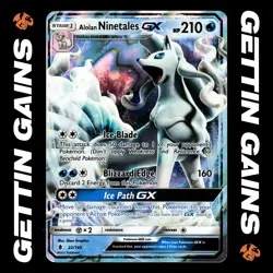 Alolan Ninetales GX - 22/145 - Ultra Rare - Guardians Rising - Pokemon - VLP - Image 1