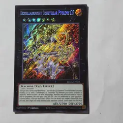 Yugioh Secret Rare #BLGG-EN018 Exstellarknight Constellar Ptolemy Omega 7 - Image 1