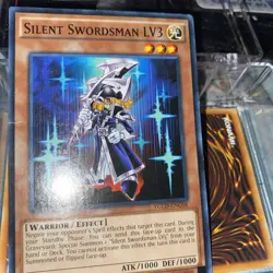 Yugioh! Silent Swordsman LV3 YGLD-ENC08 - Image 1