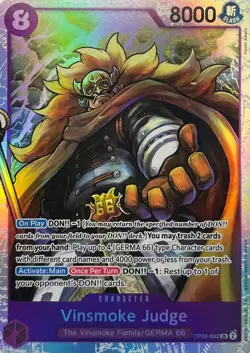 Vinsmoke Judge SR OP06-062 - Wings of the Captain - One Piece TCG - Image 1