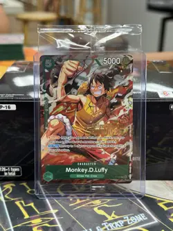 One Piece Monkey D. Luffy P-135 Promo Foil English Prerelease Winner - Image 1
