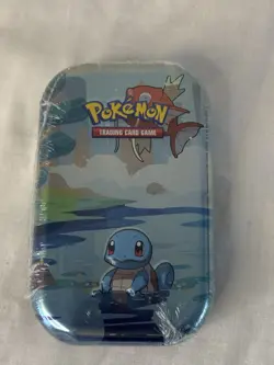 Squirtle Pokemon TCG Kanto Friends Mini Tin Factory Sealed - Image 1