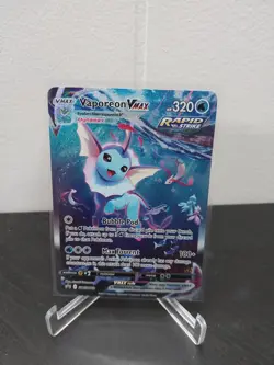 Vaporeon Vmax Alt Promo Pokemon Vaporeon Vmax Premium Collection SWSH182 - Image 1