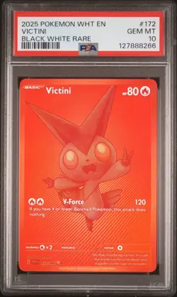 Pokemon Victini White Flare #172 PSA 10 Gem Mint - Image 1