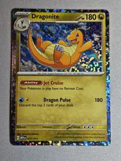 Pokemon Card - Dragonite 2025 McDonald's Dragon Discovery 012/015 Holo Promo - Image 1