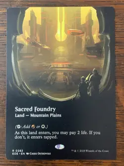 MtG - Sacred Foundry - 0282 - Edge of Eternities - Borderless - Image 1