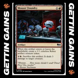 Mouser Foundry - 0096 - C - Foil - TMNT - MTG - NM/M - Image 1