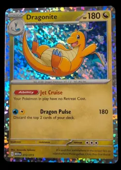 Dragonite HOLO 012/015 Pokemon TCG - McDonalds 2024 Card - Near Mint- Pack Fresh - Image 1