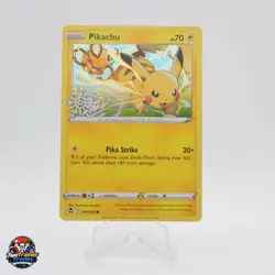 Pikachu (Holiday Calendar) Cosmos Holo 049/195 NM Pokemon - Image 1