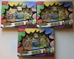 3x Ascended Heroes First Partners Deluxe Pin Collection: New & Sealed - Pokemon - Image 1