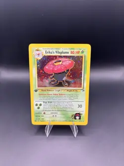 Erika's Vileplume 5/132 1st Edition Gym Heroes Pokemon TCG WOTC Vintage - MP - Image 1