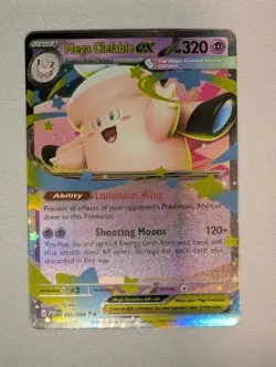 Mega Clefable ex 031/088 Double Rare Perfect Order Pokemon Near Mint - Image 1