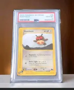 Nintendo 2003 Pokemon TCG Skyridge Hoothoot 65/144 Regular English PSA 10 - Image 1