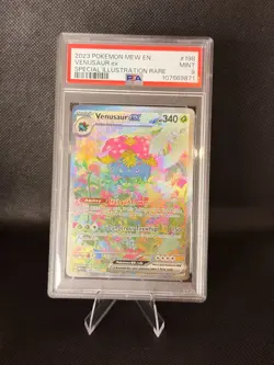 Pokemon Scarlet & Violet 151 Venusaur ex 198/165 PSA9 - Image 1