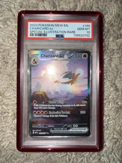 Pokemon Charizard ex 151 Special Illustration Rare #199 PSA 10 Gem Mint - Image 1